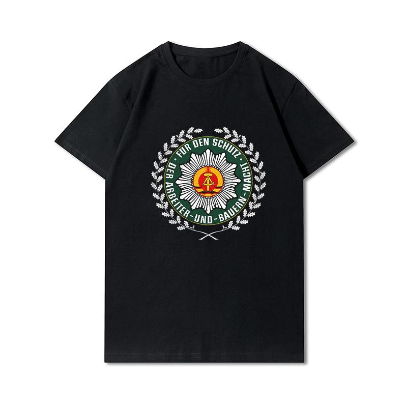 Мужская хлопковая футболка премиум-класса в стиле Харадзюку, ddr Germany, старик, говорящий, футболки с принтом, забавный стиль, хлопковая футболка с круглым вырезом, повседневные футболки