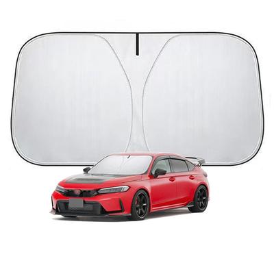 Лобовое стекло Honda Civic Совместимо с Honda Civic Type R Высокая термостойкость УФ-излучение и с местом для хранения Солнцезащитный козырек, FL1/4/5 (2022 г. – настоящее время), 5-слойный солнцезащитный козырек,