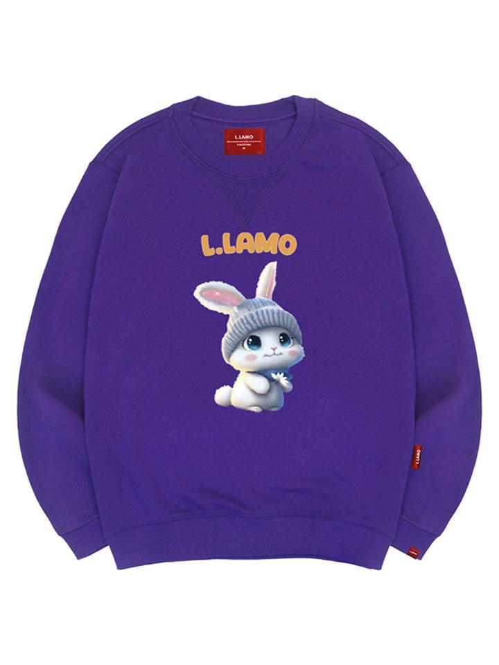 Свитшот Ellamo Lamorabbit Унисекс Большого Размера S~4XL (Тип А)