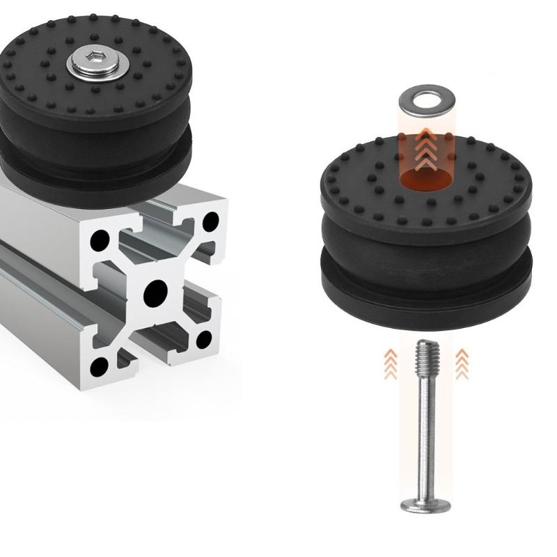 Силиконовые ножки для поглощения вибраций 3D-принтера, антивибрационные подушки, тихая работа для высокоточной печати