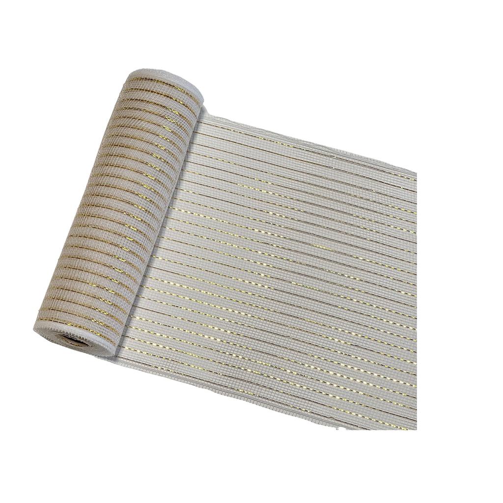 Лента для рождественской елки Белая сетчатая лента для венков Белая лента для рождественской елки Рождественский декор