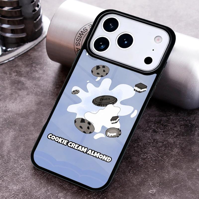 Милый японский молочный напиток со вкусом клубники Чехол для телефона iPhone 17 16 15 Pro Max Air 14 13 12 11 Plus Ударопрочный чехол