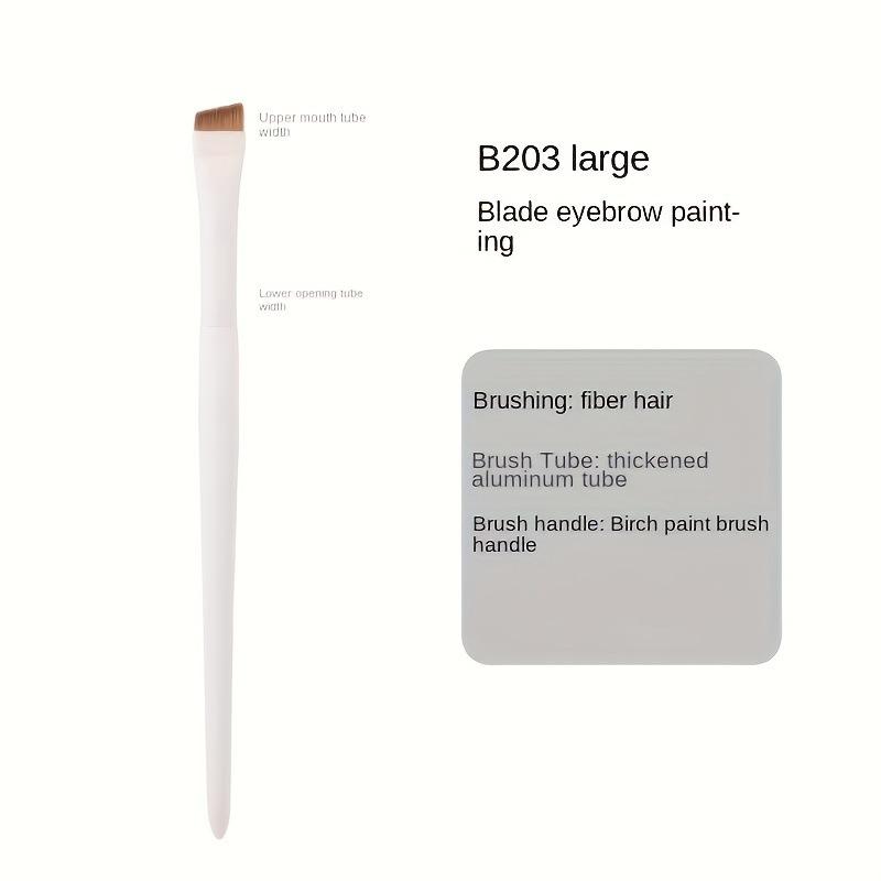 New Cloud Porcelain Blade Eyeliner Fine Ultra-Thin Slanted Head Colorful Eyeshadow Eyebrow Brush Sickle Brush Portable Eye Makeup Brush