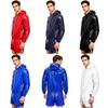 Mens Waterproof Sportswear Long Sleeve Zip Up Hooded Jacket Windbreaker Built-in Briefs Boxer Shorts Sweat Outfit