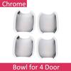 For Peugeot 301 2012~ Chrome Exterior Door Handle Cover Car Accessories Stickers Trim Set 2013 2014 2015 2016 2017 2018