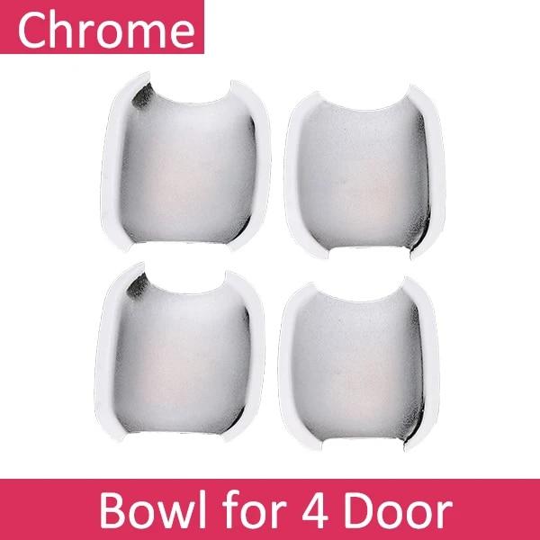 For Peugeot 301 2012~ Chrome Exterior Door Handle Cover Car Accessories Stickers Trim Set 2013 2014 2015 2016 2017 2018
