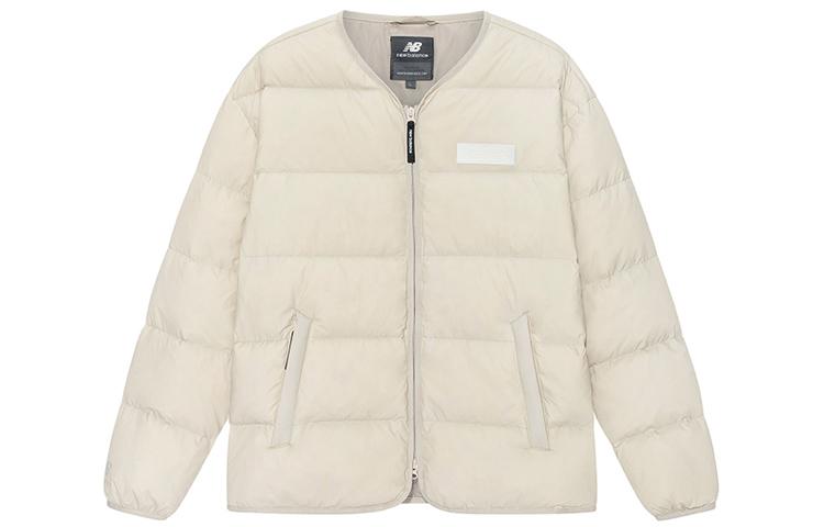 New Balance Down Jackets Unisex Khaki Collarless Moderate Other 5PB42073-BEI