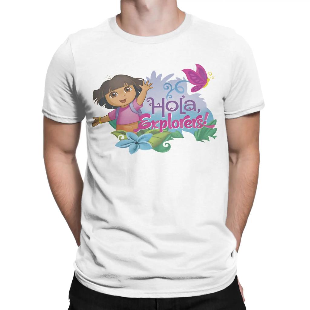 Ddoras The Explorers Unisexs T Shirt Fashion Tee Shirt Short Sleeve Round Collar Tshirt Pure Cotton Plus Size Tops