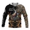 Boar Hunter Men's Hoodie Animal Hunting Camo Tattoo Pullover Harajuku Casual ELK Hunte Sweatshirts 3D Printed Oversized Clothing