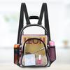 Student Backpack Transparent See Through Large Capacity Smooth Zipper PVC School Bag