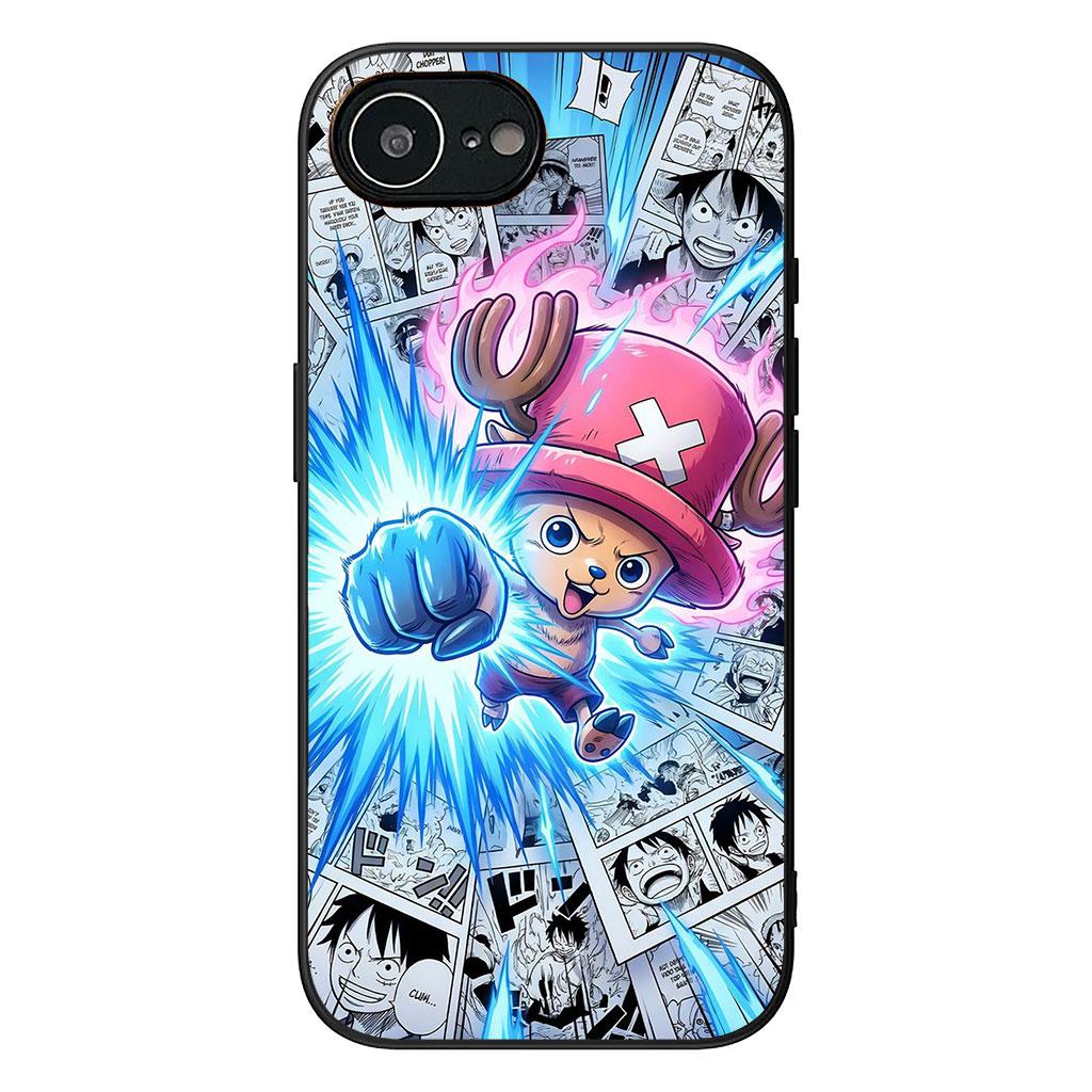 Обои One Piece Тони Тони Чоппер Чехол для телефона для Apple iPhone 16 15 14 Plus 13 12 Mini 17 Pro Max + ProMax 16E Air 16+