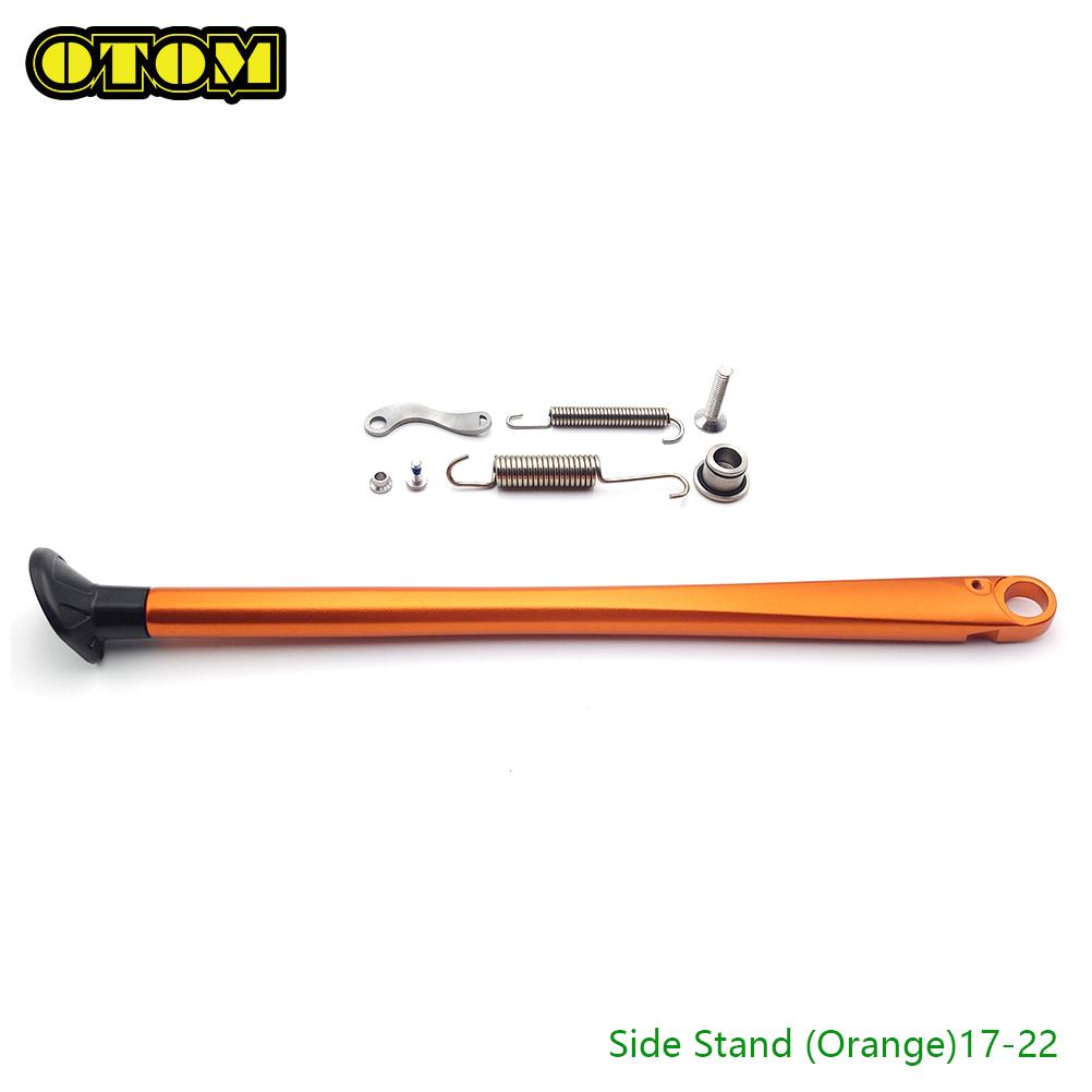 For KTM HUSQVARNA GASGAS 2008-2023 Motorcycle Side Stand Base Spring Screws Forged Aluminum Kickstand Parking EXC XCF FE TE EX