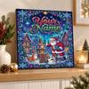 Christmas Custom Name Text 5D Diamond Painting Kit DIY Full Drill Diamond Art Decoration