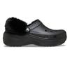 Crocs Женская классическая платформа с меховой подкладкой Клог 212854 001 CrocS Сандалии Шлепанцы Gibbitz Шлепанцы на ремешке...