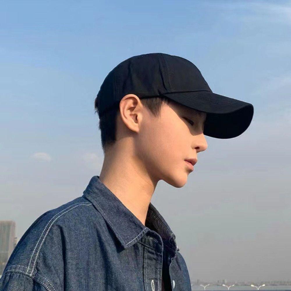 Кепка с застежкой-молнией «конский хвост» Повседневная шляпа с плоскими полями Кепка-козырек Кепка-солнце Кепка-бейсболка