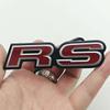 3D Red Crystal Logo RS Emblem Car Front Grill Badge Rear Trunk Sticker For Honda Civic Fit City Accord RAV4 CRV Jazz Accessories ajv256
