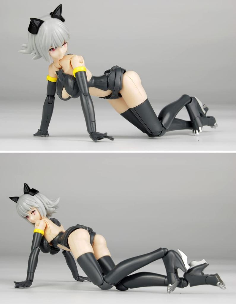 Armored Girl Werewolf Benandanti Universal Color Version Scale Total Height 170mm Plastic Model PLATZ/MONO E-model 1/12 Approx. Pre-Colored MEM-2