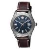 Watch GRECA TIME Blue Dial Stainless Steel Sapphire Glass Quartz 41MM Swiss Watch VE3K00122 Brown [Versace] Men's [Item]