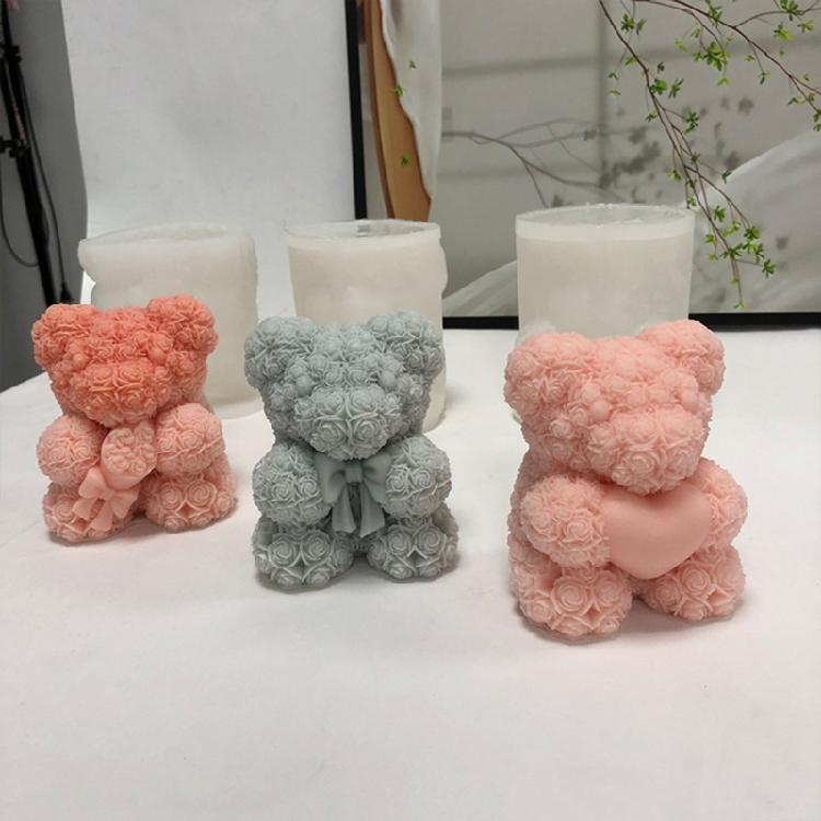 Силиконовые формы для мыла в форме мишки DIY Формы для поделок Формы для мыла ручной работы
