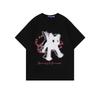 Kawaii Kitten Graphic Print Autumn Pure Cotton Men's and Women's T-shirt Short Sleeve Street Fashion Trend Clothing Kpop