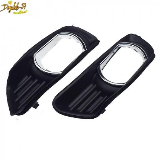 Pair Front Bumper Lower Fog Light Bezel Cover Trim For Toyota Camry 2007-2009