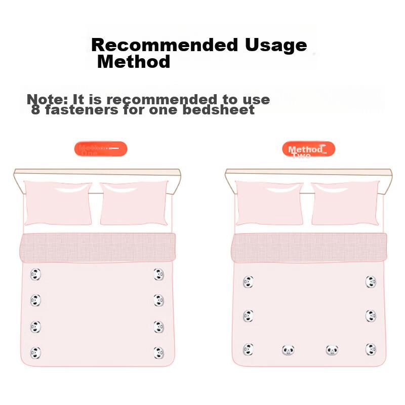 Jiashigao Bedding Fastener, Anti-Slip Corner Protectors for Bedsheets, Duvet Covers, And Quilts, Invisible And Practical Household Solutio