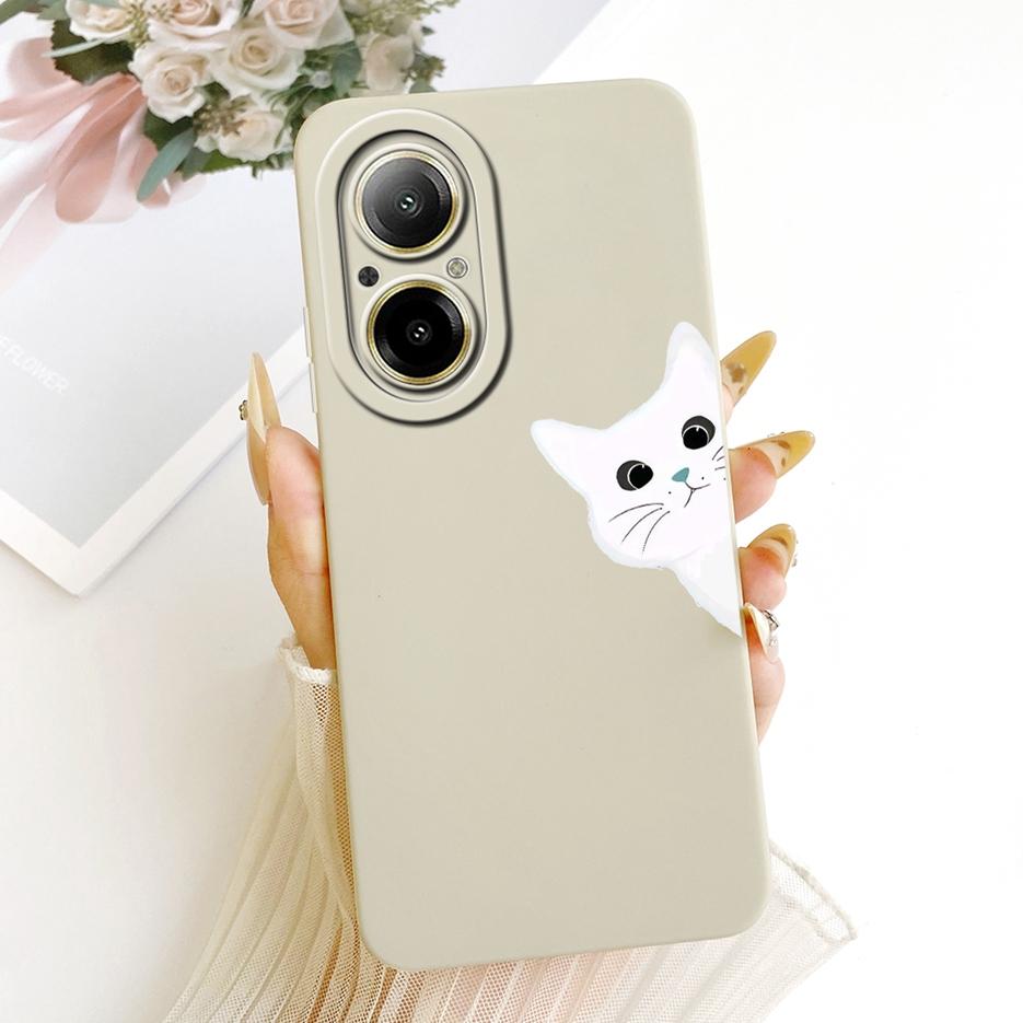 Чехол для Realme C67 4G RMX3890 Милый мультяшный чехол-кролик Мягкий силиконовый чехол для Realme 12 Lite C 67 RealmeC67 4G Задняя крышка Сумки