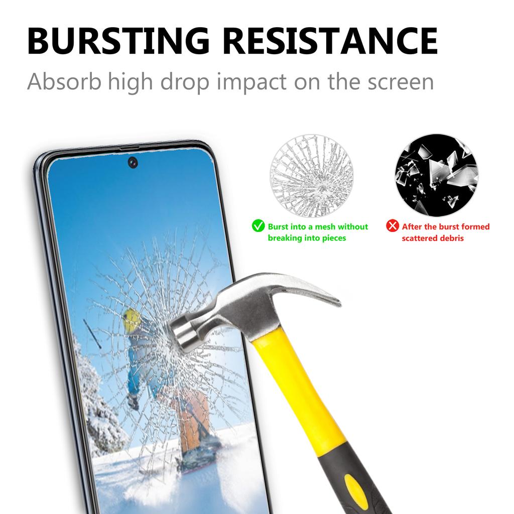 2.5D 9H Защитное стекло с дугообразным краем на весь экран для Samsung Galaxy A71