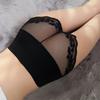 Mid-waist Abdomen Sexy Temptation Charming Underwear Women's Large Size Pure Cotton Crotch Hip-lifting Lace Transparent Shorts