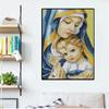 Полный дрель Алмазная картина Религиозная Мадонна Детские горный хрусталь Набор Алмазная вышивка Религиозный декор для рукоделия для дома