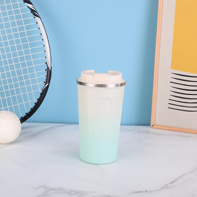 Портативная термокружка для кофе из нержавеющей стали 304 для использования на улице и в автомобиле