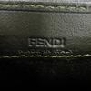 Great FENDI Purse Peekaboo Dark green leather Women 8M0377 Used