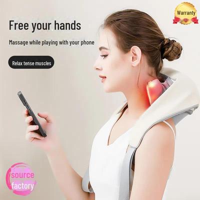 Электрический массажер для разминания мышц: Горячий компресс на трапециевидные мышцы, плечи, шею и спину