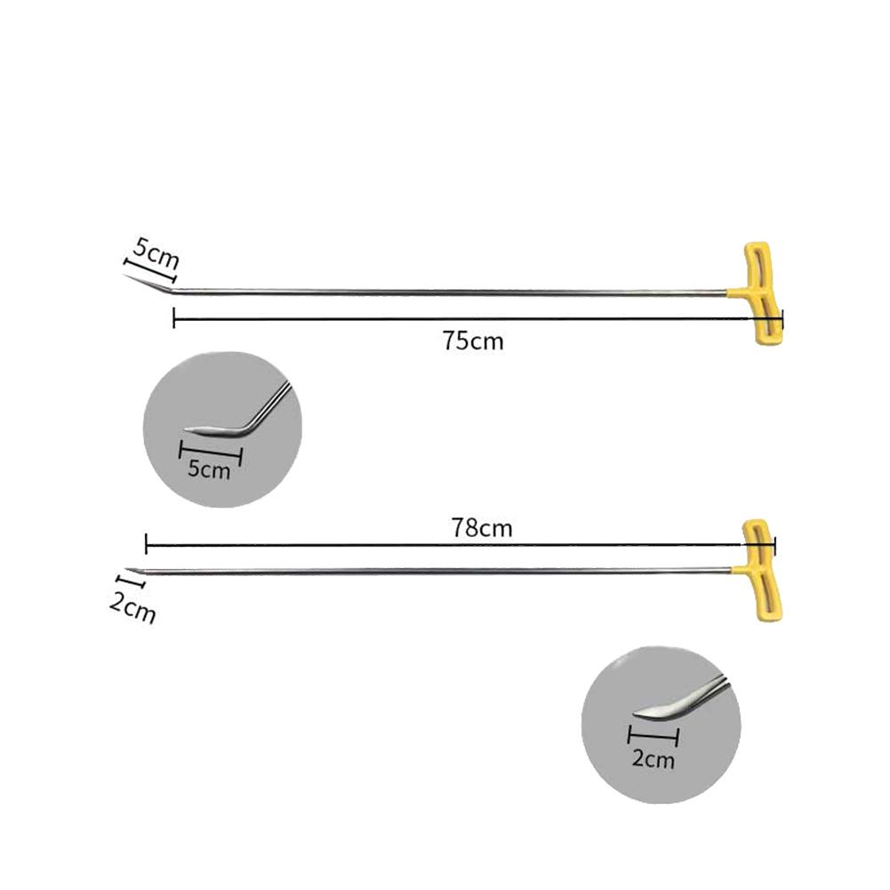 Инструмент для ремонта вмятин без покраски, крючки, стержни, прочная конструкция из легированной стали, инструменты для ремонта и удаления вмятин на дверях, небольшие вмятины