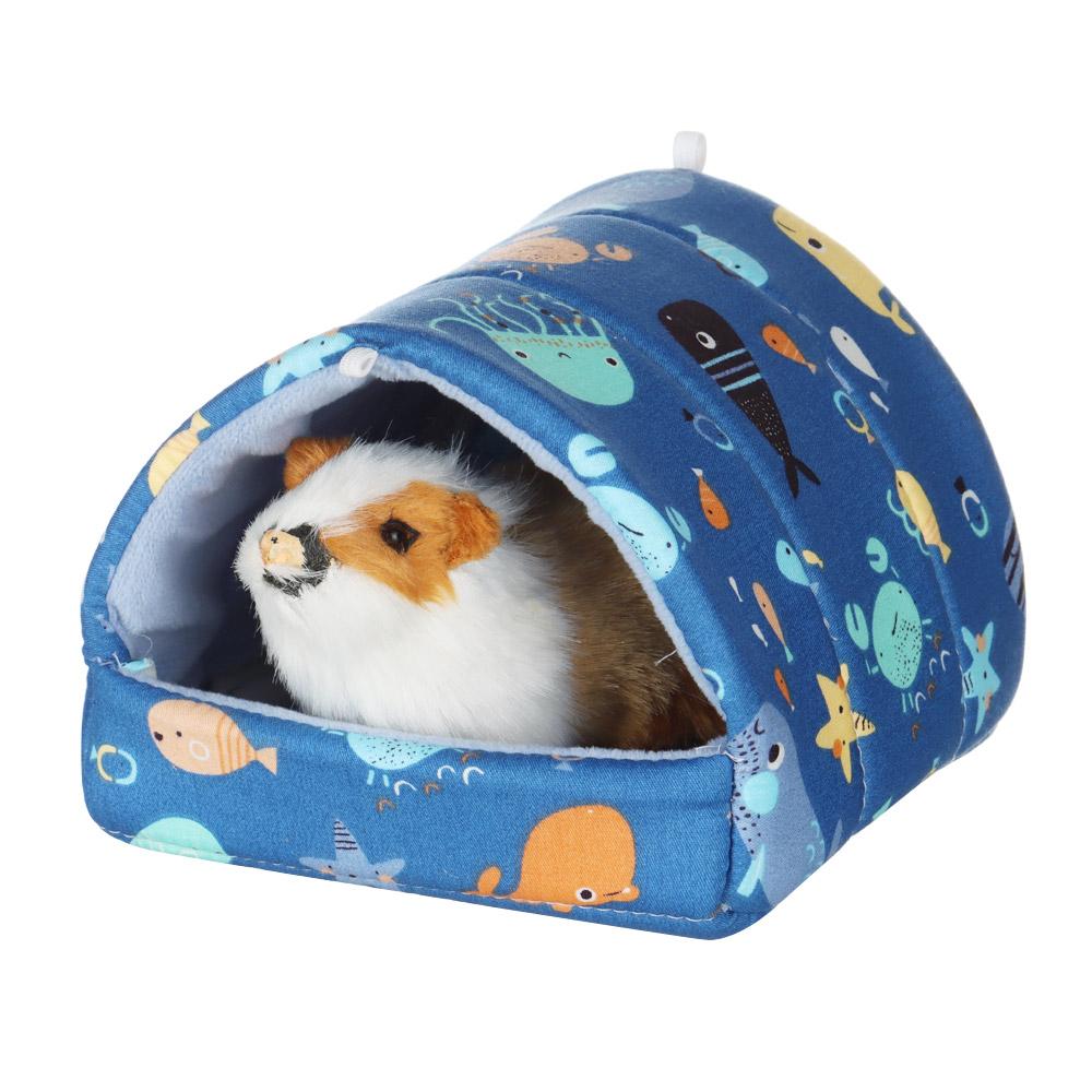 Soft Mini Cage Winter Comfortable Warm Mat Hamster House Small Animal Sleeping Bed Guinea Pig Nest