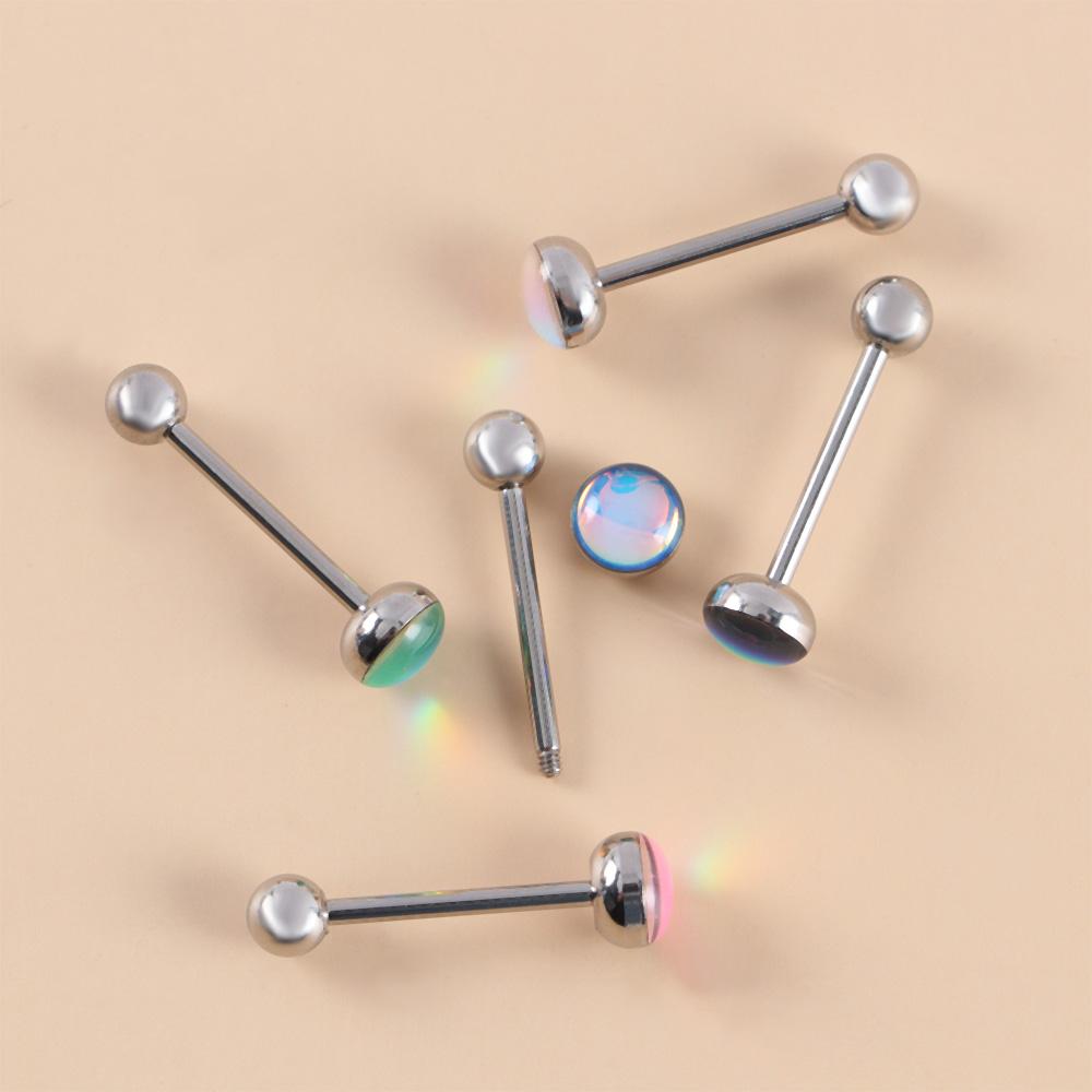 Sexy Stainless Steel Nipple Bar Stud Tongue Ring Tongue Piercings Piercing Jewelry Body Jewelry