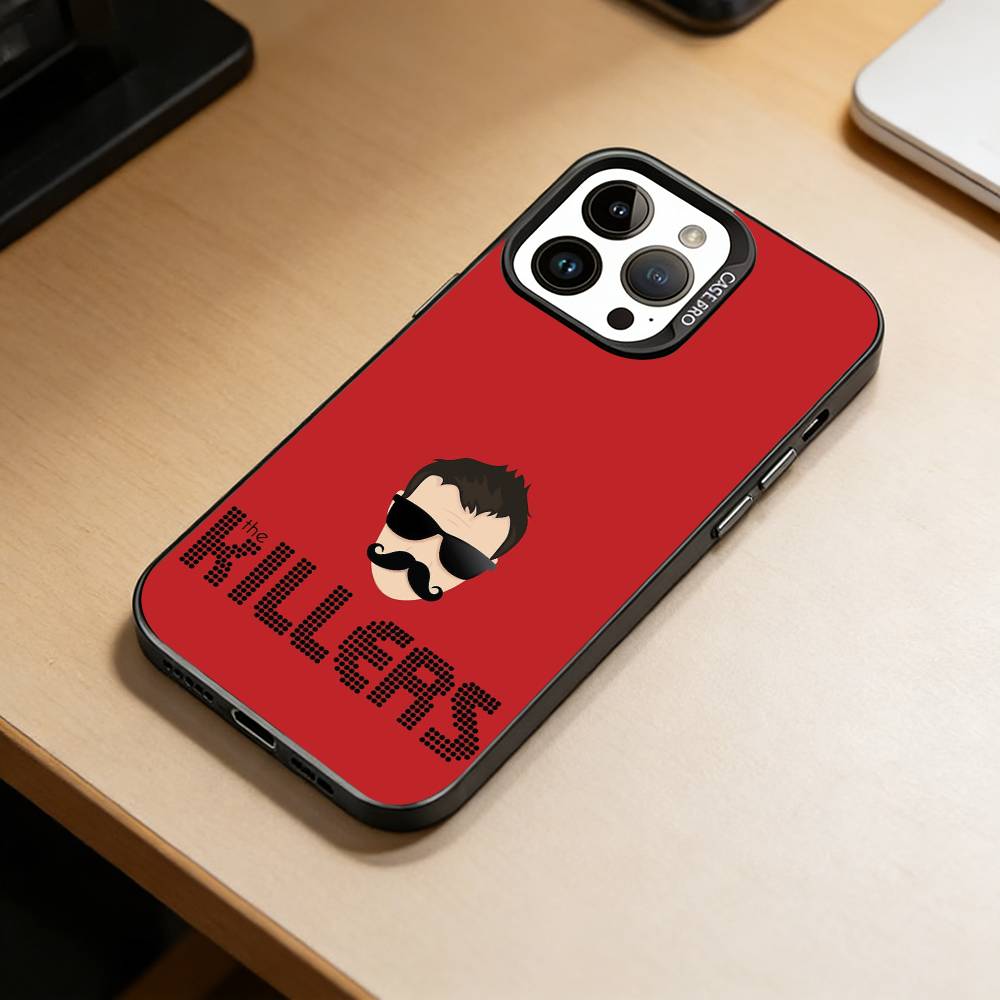 Band The k-Killers Phone Case For iPhone 17,16,15,14,13,12,11 Plus,Pro Max,XS,Colorful Silver Phone case Funda Cover