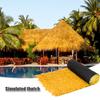 0.5x1m Fake Straw Lawn Mats Fire-Retardant Straw Roofing Eco-Friendly Gazebo Thatch Low-Maintenance Thatch Sheets