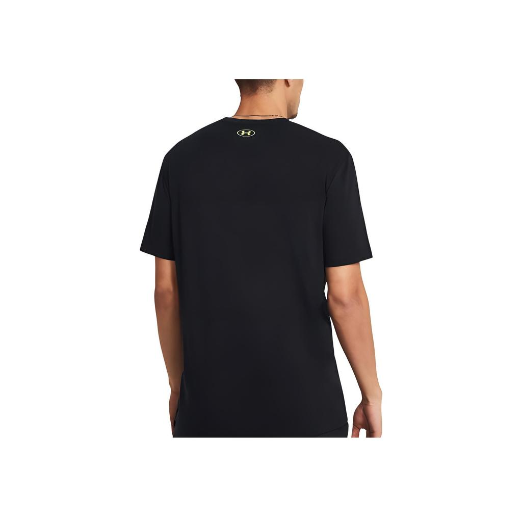 Under Armour Винтажная футболка с логотипом и круглым вырезом, коротким рукавом, цвет черный, для мужчин 1386814-001