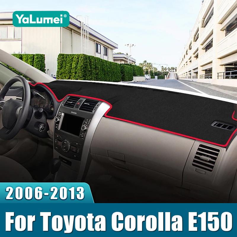 Для Toyota Corolla E140 E150 2006 2007 2008 2009 2010 2011 2012 2013 Автомобильный чехол на панель приборов Коврик на панель Защитная накладка от солнца Аксессуары