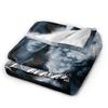 Twilight Saga Jacob Wolf Moon Loca Velvet Throw Fashion Blankets Retro Movie for Home Knitted Fashion Blanket Car Lightweight Portable Quilt