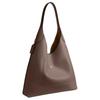 Coach Brooklyn 39 Logo Magnetic Snap Closure Natural Grain Leather Hobo Bag Women Bags Dark-Gemstone CU044-B4CBD