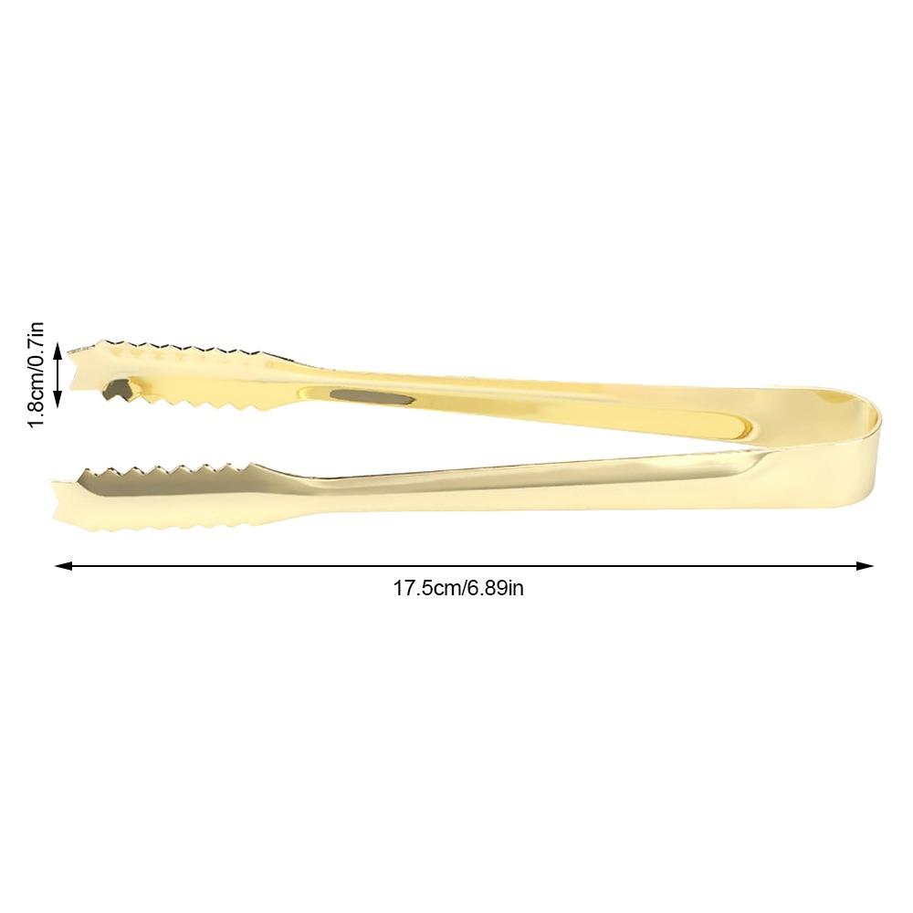 Stainless Steel Sugar Clip Comfortable Grip Salad Tong Multifunctional Tool BBQ Tong  Bar Serving