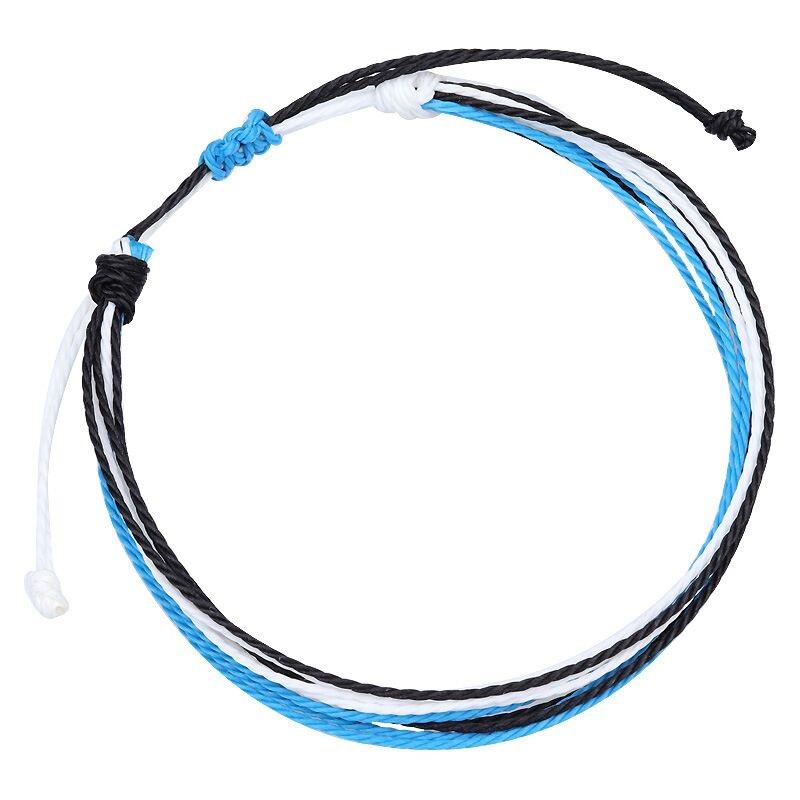 16 цветов, богемный, ручной работы, многослойный, цветной, счастливый, хлопковый, веревочный, водонепроницаемый, женский, солнечный, пляжный, серфинг, ювелирные изделия