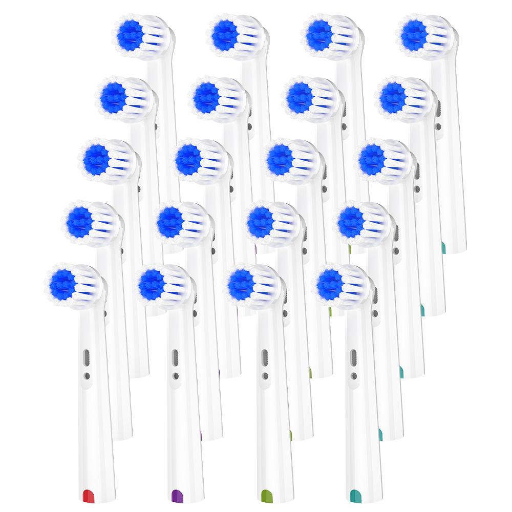 Compatible with Oral B Electric Toothbrush Replacement Toothbrush Brush Heads, Professional Sensitive Gum Care Brush Head Refill