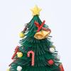 Kawada Paper Nano 360 Christmas Tree PS-17, 0.7 x 12 x 17 cm, Ages 12 and Up, Paper Craft Kit, Miniature Kit, Interior Decoration, PS-17