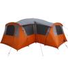 Family Tent for 20 Persons Gray and Orange 745 x 700 x 217 cm