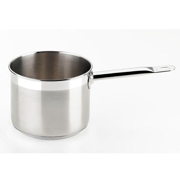 BRA Profesional | Pot à Lait, 14 cm, Acier Inoxydable 18/10, Compatible Tous Feux Dont Induction
