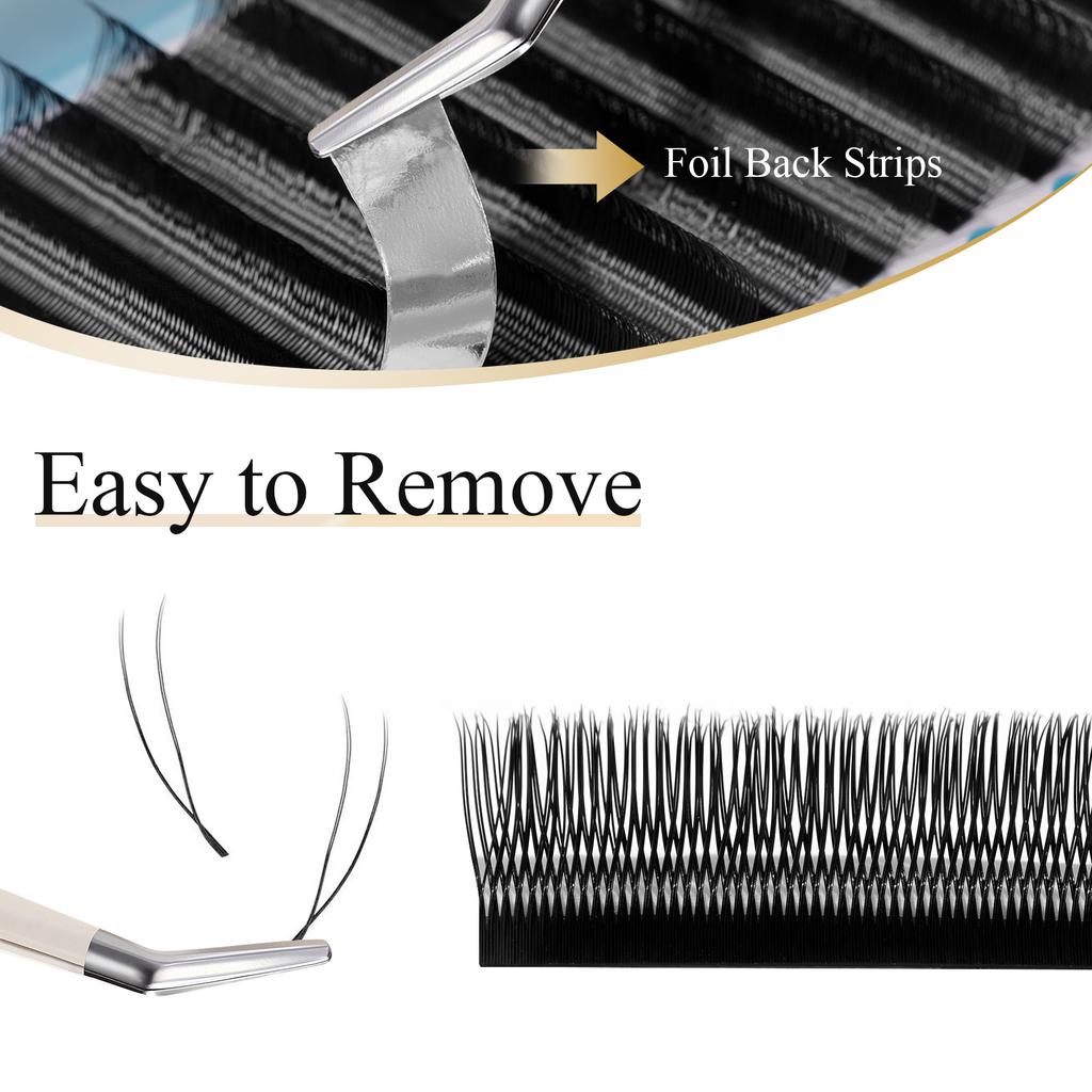 U Shape YY 2D UU Double Layer U Fan Blister Cilios Nagaraku Pestanas Eyelash U Y Lashes