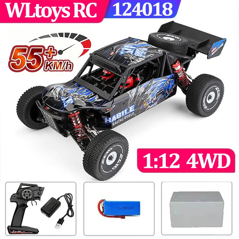 75 КМ/Ч WLtoys 124016 124017 60 КМ/Ч 144001 Электрический 4WD Пульт Дистанционного Управления Высокоскоростной Квадроцикл Дрифт RC Машины для Взрослых Игрушки